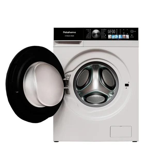 عکس درب باز شده ماشین لباسشویی پاکشوما مدل Q9w