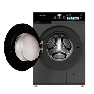 عکس از درب بازشده ماشین لباسشویی پاکشوما مدل Q9X