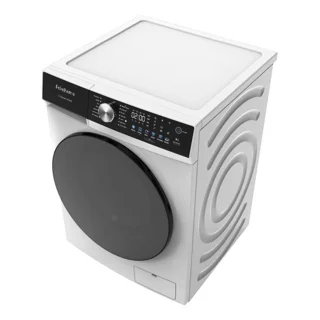 عکس از نمای بالای ماشین لباسشویی پاکشوما