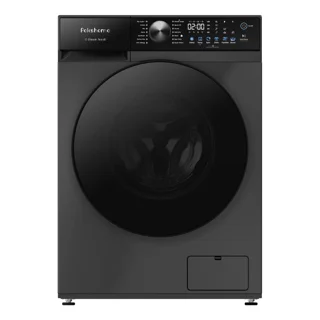 عکس از روبه روی ماشین لباسشویی پاکشوما s8w رنگ اینوکس